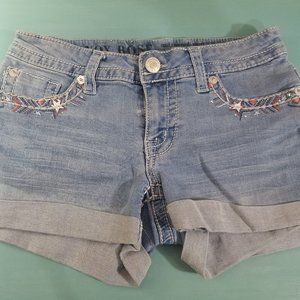 Womens Knox rose mid rise jean shorts